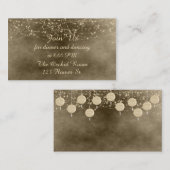 アイボリーランタン披露宴カード エンクロージャーカード (正面/裏面)