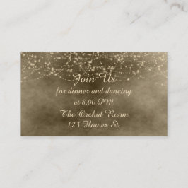 アイボリーランタン披露宴カード エンクロージャーカード