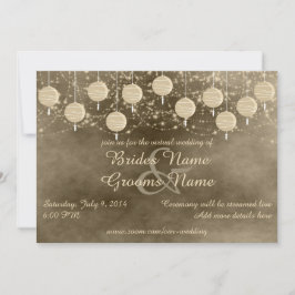 アイボリーランタン結婚ズVirtual 招待状