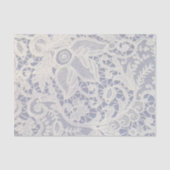 アイボリーレースネイビーブルーエレガントウェディングギフト 薄葉紙 (正面)
