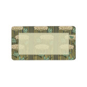 アイボリーヴィンテージアールヌーボートンフライ住所 ラベル (正面)