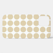 アイボリー中性点 Case-Mate iPhoneケース (裏面 (横))