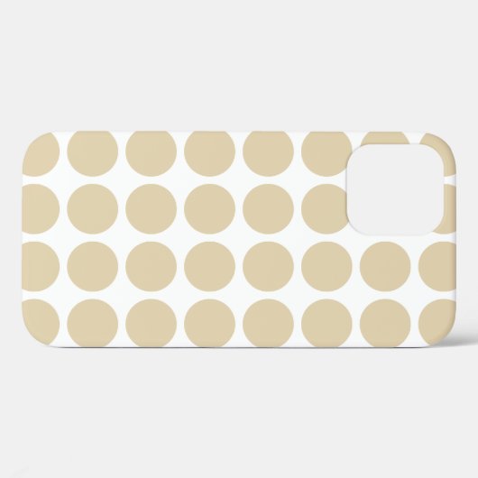 アイボリー中性点 Case-Mate iPhoneケース (裏面 (横))