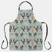 アイボリー入りキツツキ エプロン (正面)