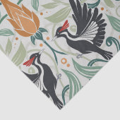 アイボリー入りキツツキ 薄葉紙 (詳細)