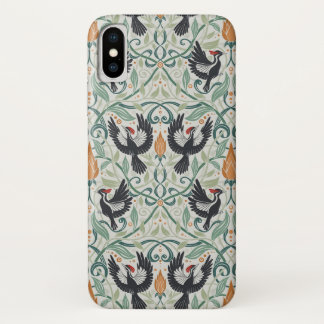 アイボリー入りキツツキ iPhone X ケース