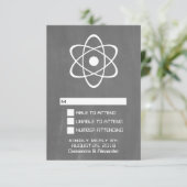 アイボリー原子の黒板応答カード 出欠カード (スタンド正面)