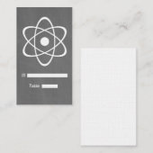 アイボリー原子カルクボード座席表 プレイスカード (正面/裏面)