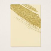 アイボリー及び金ゴールドブラシ耳飾り表示カード (裏面)