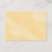 アイボリー及び金ゴールド結婚フローラのギフト原簿 エンクロージャーカード (裏面)