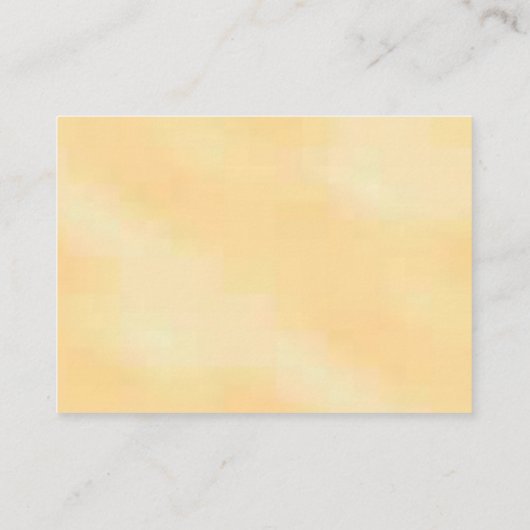 アイボリー及び金ゴールド結婚フローラのギフト原簿 エンクロージャーカード (裏面)