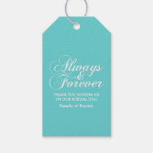 アイボリー常に永遠結婚のギフトラベル ギフトタグ (正面)
