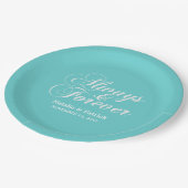 アイボリー常時および永久結婚紙プレート ペーパープレート (アングル)