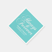 アイボリー常時&フォーエバー結婚ズ紙ナプキンス スタンダードカクテルナプキン (角)