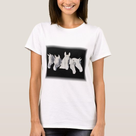 「アイボリー彫り」 Tシャツ (正面)