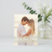 アイボリー水カラスプラッシュ |日付はがきを保存 案内ポストカード (スタンド正面)