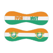 アイボリー海岸国旗とコート・オブ・アームズ愛国心 野球ボール (パネル)