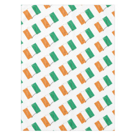 アイボリー海岸国旗の地図スタイリッシュ愛国的なイヴォリアン テーブルクロス