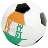 アイボリー海岸国旗の愛らしい愛国心 サッカーボール (3/4)