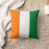 アイボリー海岸国旗 クッション (ブランケット)