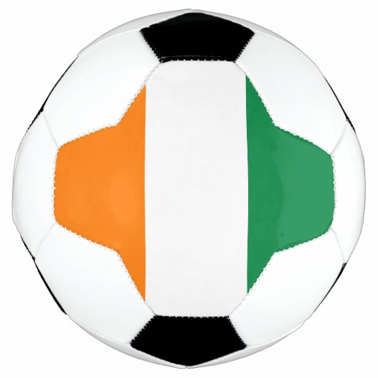 アイボリー海岸国旗 サッカーボール (正面)
