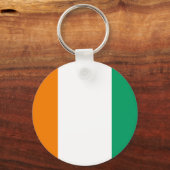 アイボリー海岸国旗 – ドレープドゥラコートジボワール キーホルダー (正面)