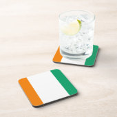 アイボリー海岸国旗 – ドレープドゥラコートジボワール コースター (右側)