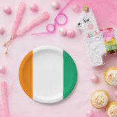 アイボリー海岸国旗 ペーパープレート (パーティー)