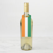 アイボリー海岸国旗 ボトルネックタグ (ボトル)