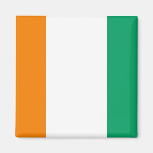 アイボリー海岸国旗 マグネット (正面)