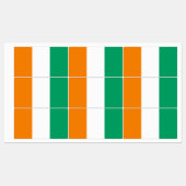 アイボリー海岸国旗 ラベル (シート)