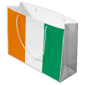 アイボリー海岸国旗 ラージペーパーバッグ (裏面アングル)