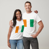 アイボリー海岸国旗 Tシャツ (ユニセックス)