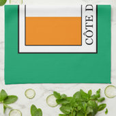 アイボリー海岸 キッチンタオル (折り畳み)