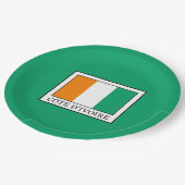 アイボリー海岸 ペーパープレート (アングル)