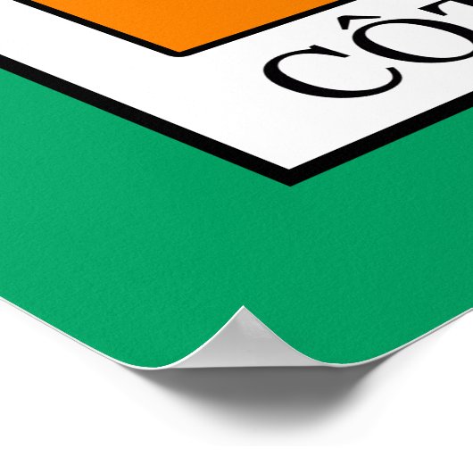 アイボリー海岸 ポスター (角)