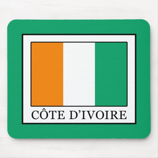 アイボリー海岸 マウスパッド (正面)
