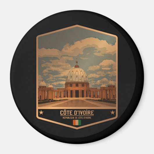 アイボリー海岸 マグネット (正面)