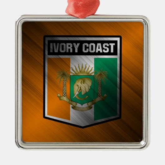 アイボリー海岸 メタルオーナメント (正面)
