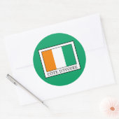 アイボリー海岸 ラウンドシール (封筒)