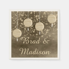 アイボリー灯 スタンダードカクテルナプキン