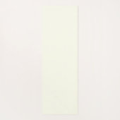 アイボリー無地の色 ヨガマット (裏面)