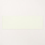 アイボリー無地の色 ヨガマット (正面(横))