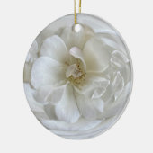 アイボリー白 セラミックオーナメント (左)