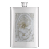 アイボリー白 フラスク (正面)