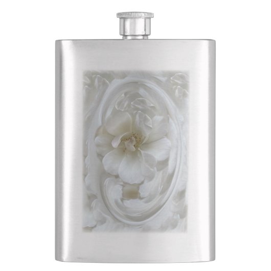 アイボリー白 フラスク (正面)