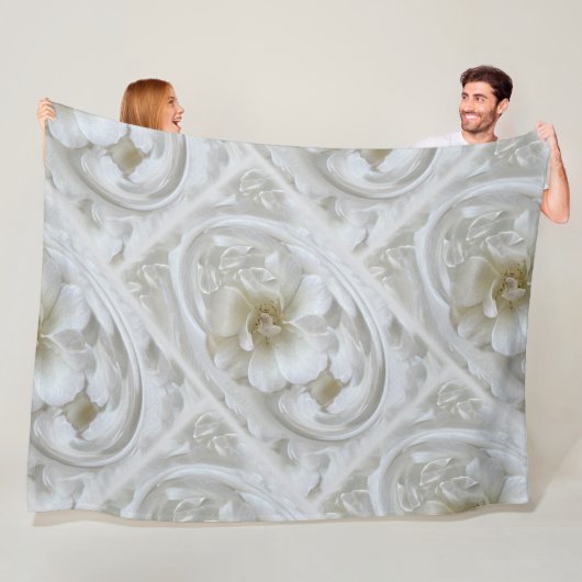 アイボリー白 フリースブランケット (インサイチュ)
