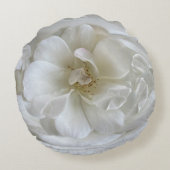 アイボリー白 ラウンドクッション (裏面)