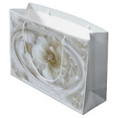 アイボリー白 ラージペーパーバッグ (裏面アングル)