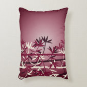 アイボリー竹ブルゴーニュ アクセントクッション (正面(垂直))